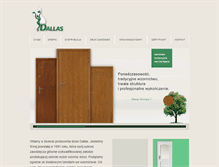 Tablet Screenshot of dallas-drzwi.pl
